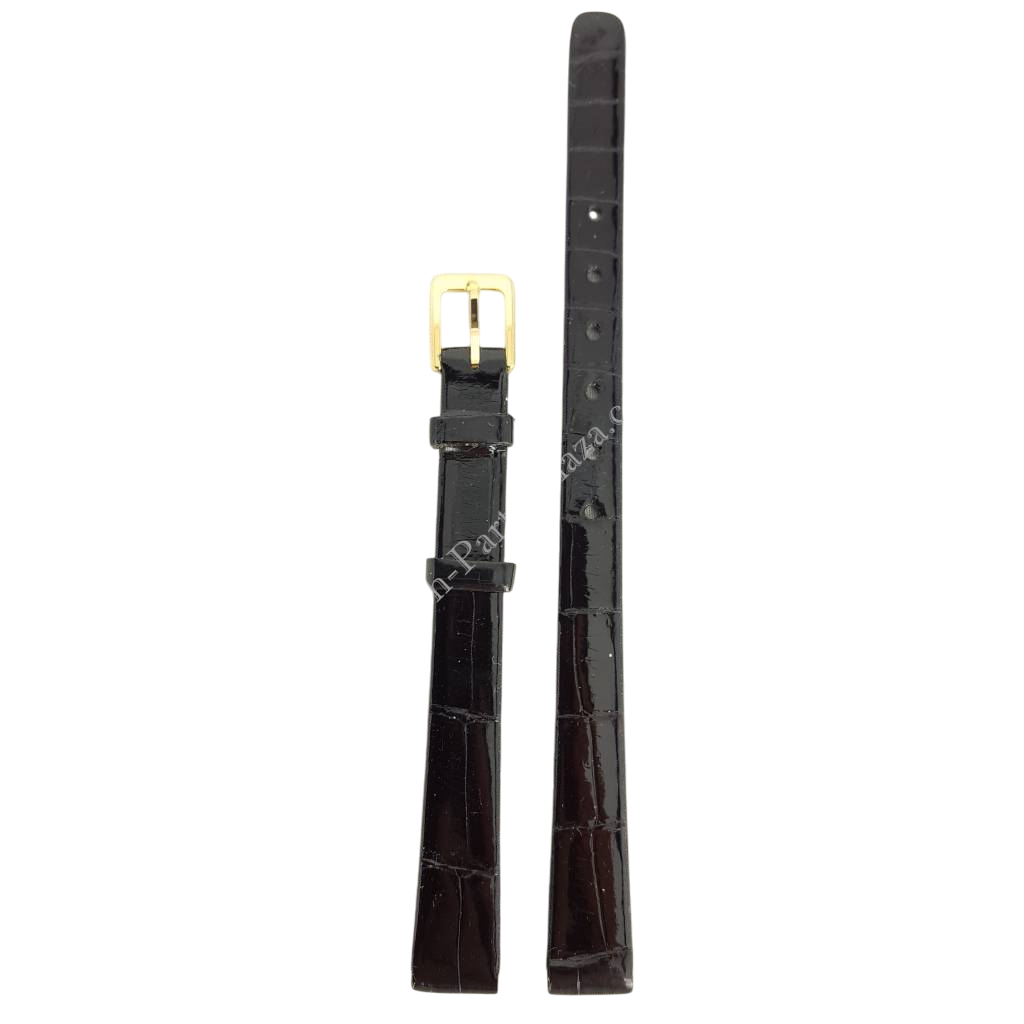 Watchband Seiko Lassale 2E50 - 5139 / 2F50 5709 black lizard leather 13mm WEA01G - Watch Plaza