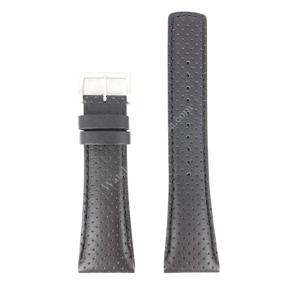 Watchband Seiko SNA773, SGEC91 Black leather strap Z 26 mm 7T62 0GL0, 7N42 - 0DD0 - Watch Plaza